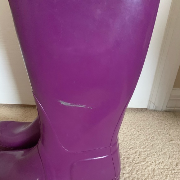 GUC purple Hunter boots AND SOCKS! - Picture 7 of 10